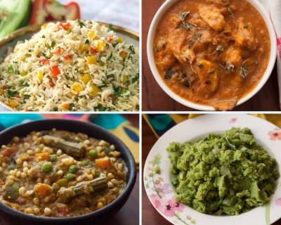 Weekly Meal Plan - Bisi Bele Bath, Baby Corn Butter Masala And Much More
