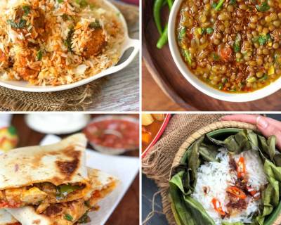 Weekly Meal Plan - Kabuli Chana Kofta Biryani, Chilli Paneer Quesadillas And Much More