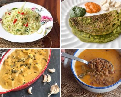 Weekly Meal Plan - Raw Papaya Salad, Lehsuni Methi Paneer And Much More