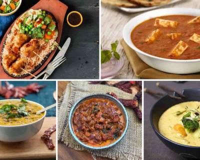 Weekly Dinner Recipe : Tandoori Paneer Tikka Masala, Kerala Kadala Curry, Mushroom Cutlet Sizzler & More