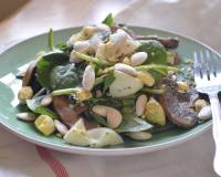 Spinach Salad Recipe With Boiled Eggs And Mushrooms