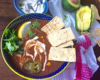 Mexican Black Bean Corn Soup Recipe