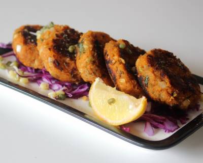 Sweet Potato And Moong Sprouts Cutlet Recipe
