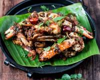 Chettinadu Nandu Varuval Recipe (Crab Fry Dry With Baby Onions)