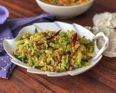 तुरई का थोरन रेसिपी - Snake Gourd Thoran (Recipe In Hindi)