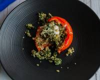 Stuffed Tomatoes with Quinoa, Spinach and Cheese Recipe