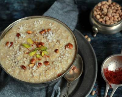 Maharashtrian Gavachi Kheer Recipe (Whole Cracked Wheat Pudding)