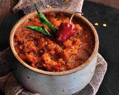 गाजर की चटनी - Carrot Chutney (Recipe In Hindi)