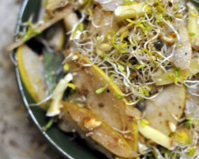 Pear And Alfalfa Sprouts Salad Recipe