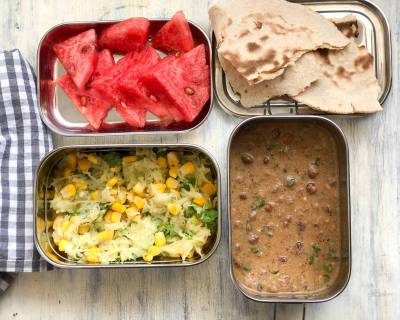 Lunch Box Recipes: Jowar Atta, Kala Chana Masala & Corn Salad