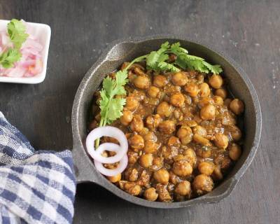 रावल पिंडी स्टाइल छोले रेसिपी - Rawal Pindi Style Chole (Recipe In Hindi)