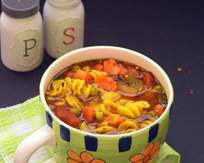 Vegetable Pasta Soup Recipe