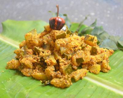 Coorg Style Bollari Barthad Recipe - Mangalore Cucumber Stir Fry