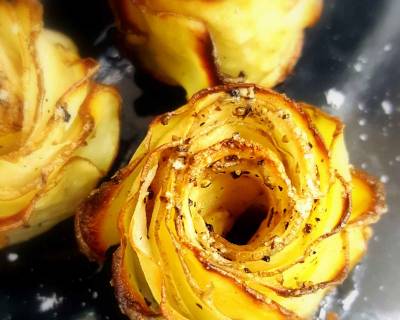 Crispy Potato Roses Recipe