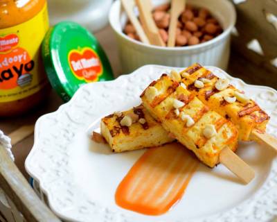 Delicious Paneer Satay Recipe With Tandoori Mayo Recipe 