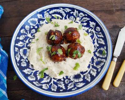 BBQ Meatballs With Mashed Potatoes Recipe