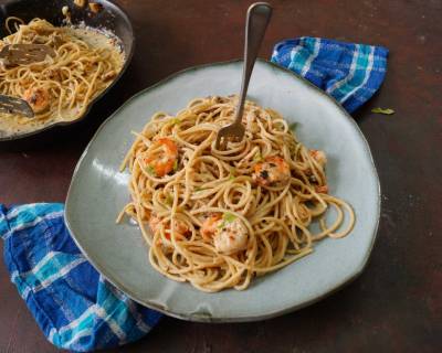 Garlic Shrimp Linguine Pasta Recipe