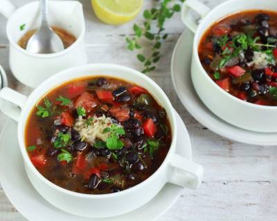 Black Bean Soup With Mojo Recipe
