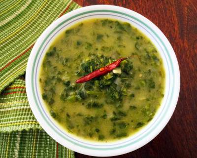 Chettinad Keerai Mandi Recipe With Amaranth Greens