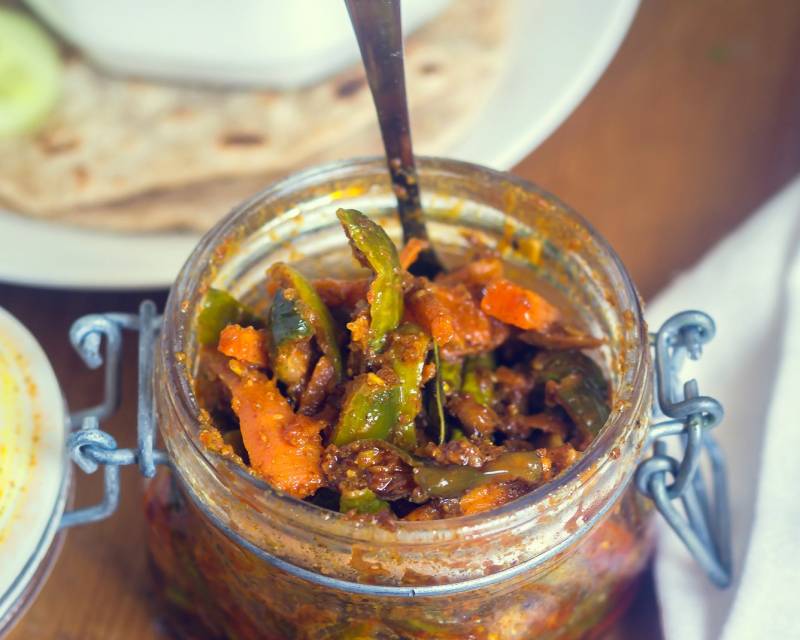 Instant Tindora And Carrot Pickle Recipe