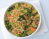 Kale And Vegetable Fried Quinoa Recipe