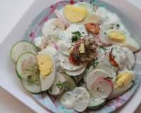 Russian Radish Cucumber Salad Recipe