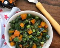Carrot And Beans Poriyal Recipe For Babies And Toddlers