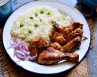 Jerk Chicken With Rice And Peas Pilaf Recipe