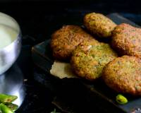Moong Matar Kebab Recipe - Green Lentil And Peas Kebab
