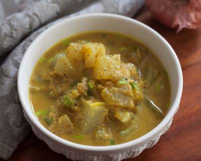 Goan Style Caldinho de Abobora Branca Recipe (Mild Curry of white Pumpkin)