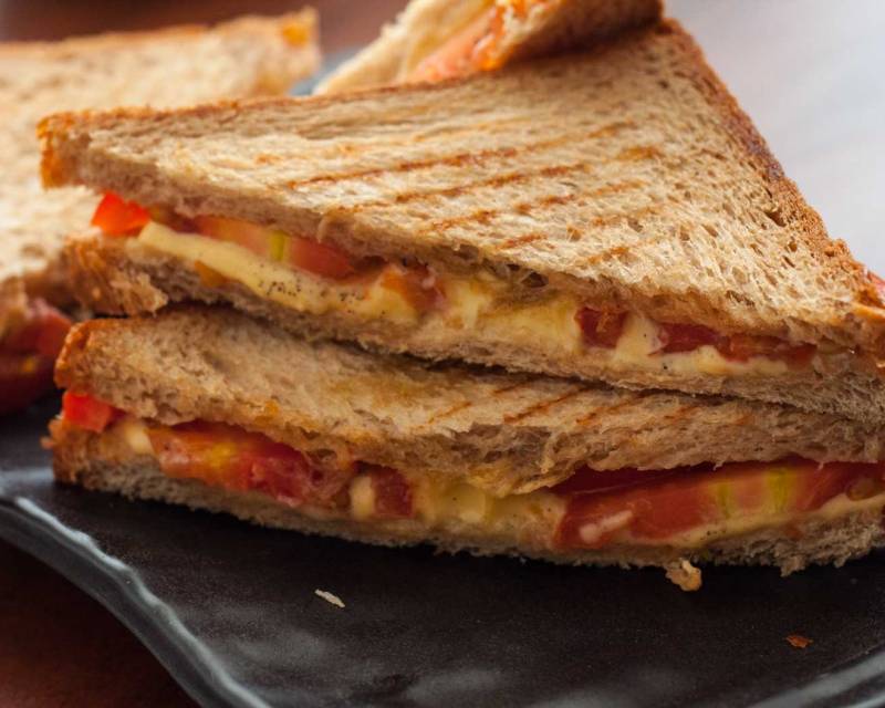 Grilled Tomato And Cheese Sandwich Recipe