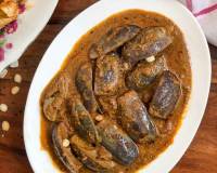 Chettinad Kathirikai Chops Recipe - Brinjal Curry for Biryani