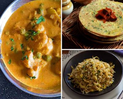 Kids Lunch Box Menu Plan-Spiced Cabbage Rice, Amritsari Gobi Matar, Fusilli Pasta & More