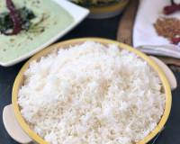 चावल बनाने की विधि रेसिपी - Steamed Rice Recipe 