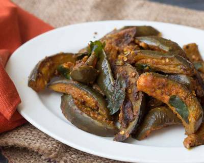 Kathirikai Podi Curry Recipe (Roasted Brinjal with Spices)
