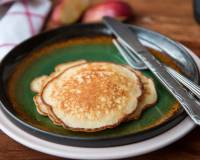 Apple Vanilla Whole Wheat Pancakes Recipe
