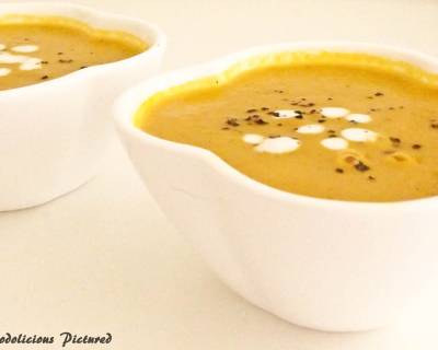 Spiced Carrot And Onion Soup Recipe