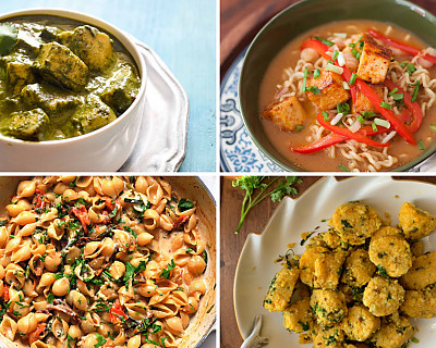 Weekly Meal Plan - Tomato Pulao, Mushroom Manchurian, Garlic Naan, and More