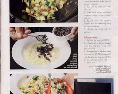 Savvy Cook Book - Jan 2012 - Archana featured as Home Chef