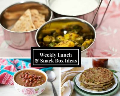 Weekly Lunch Box Recipes & Ideas from Idli Upma, Aloo Paratha, Rajma Chawal and More