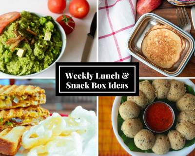 Weekly Lunch Box Recipes & Ideas from Mixed Sprouts Coriander Dosa With Idli Dosa Batter, Masala Akki Roti, Grilled Rajma Masala Sandwich & More