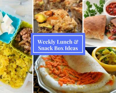 Lunchbox Recipes & Ideas from Calzones, Parathas to No-bake oatmeal energy bars & Much More