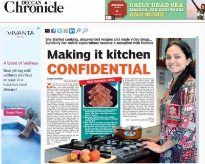 Making it Kitchen Confidential | Deccan Chronicle Feb 2014