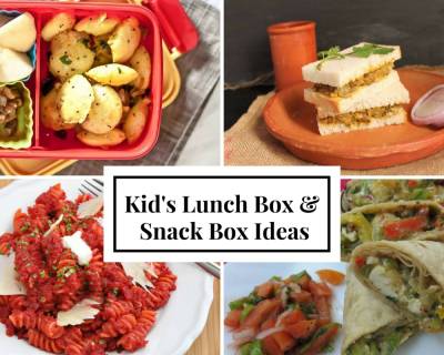 Lunch Box Recipes & Ideas from Masala mixed sprouts sandwich, Mushroom Biryani, Paneer Caesar Wraps and more