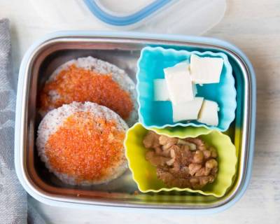 Ragi Idli Milagai Podi Walnuts & Cheese (Kids Lunch Box Recipes & Ideas)
