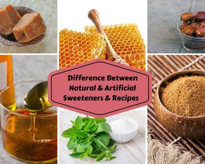 Difference Between Natural & Artificial Sweeteners & Recipes
