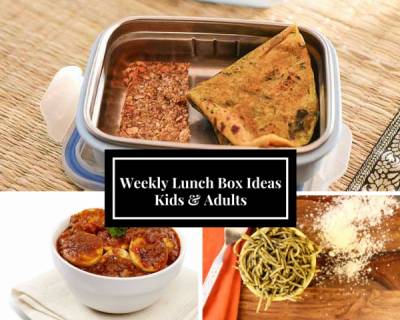 Weekly Lunch Box Recipes & Ideas from Tomato Rice, Egg Curry, Pesto Pasta and More