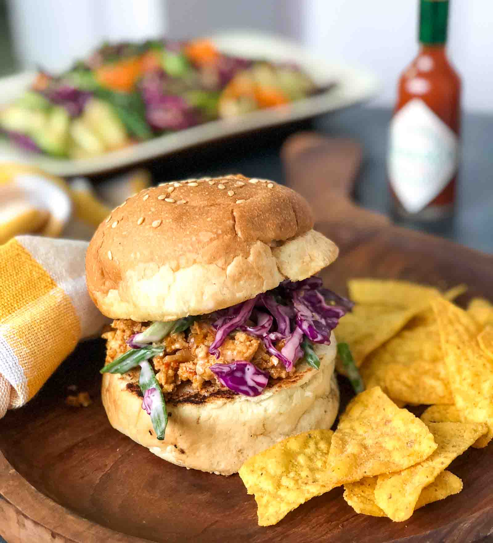 Asian Style Chicken Sloppy Joes 