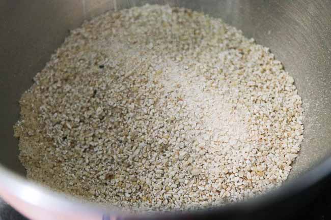 KitchenAid Grain Mill Making Fresh Millet Flours for Millet Cookies-1-2