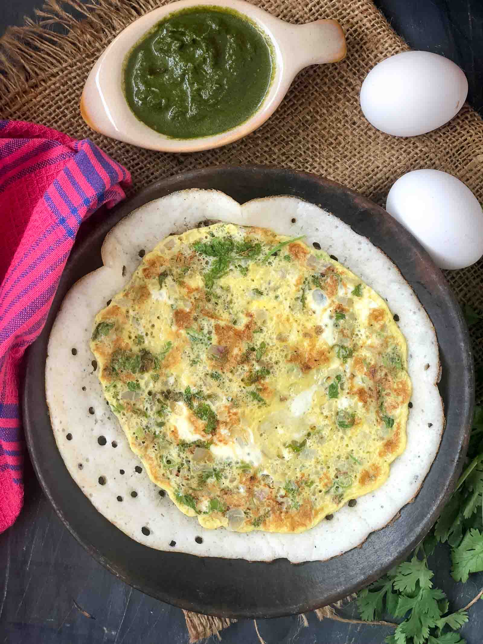 Muttai Dosa Recipe - Tamil Nadu Style Egg Dosa Recipe